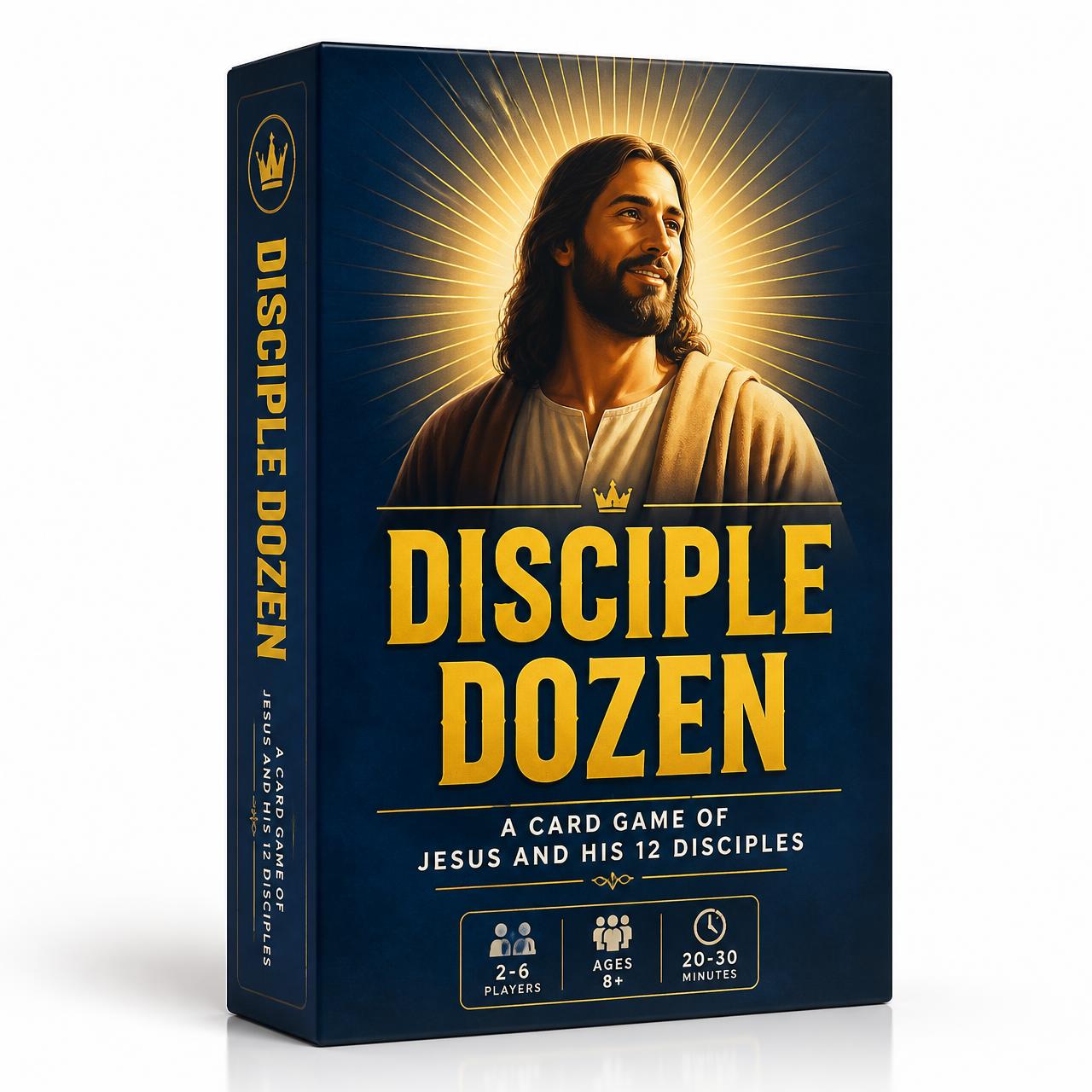 Disciple Dozen card game box — 3D render