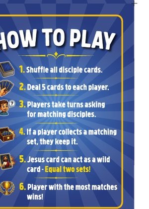 How to Play card from the Disciple Dozen deck